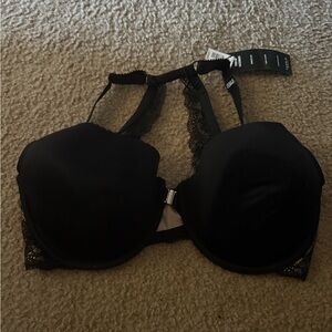 Torrid Black Lace Women's Push-up Racerback Bra NWT 42DDD